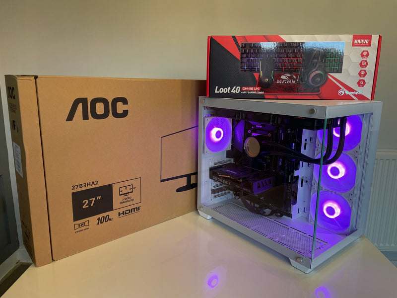 Geek Nation AMD Ryzen  – RTX 4060 – Gaming PC Bundle