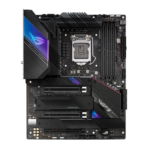 Asus ROG STRIX Z590-E GAMING WIFI, Intel Z590, 1200, ATX, 4 DDR4, SLI, HDMI, DP, AX Wi-Fi, 2x 2.5G LAN, RGB, 4x M.2