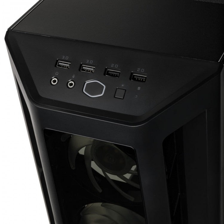 MasterBox MB530P RGB Midi-Tower Gaming Case - Black Tempered Glass