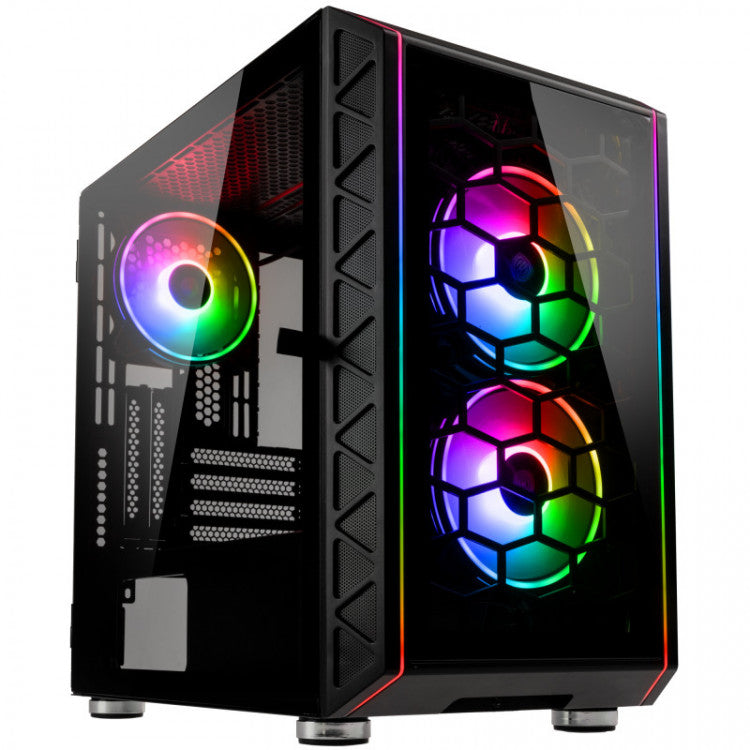 Geek Nation Gaming PC - AMD Ryzen 5600X, AMD Radeon Graphics