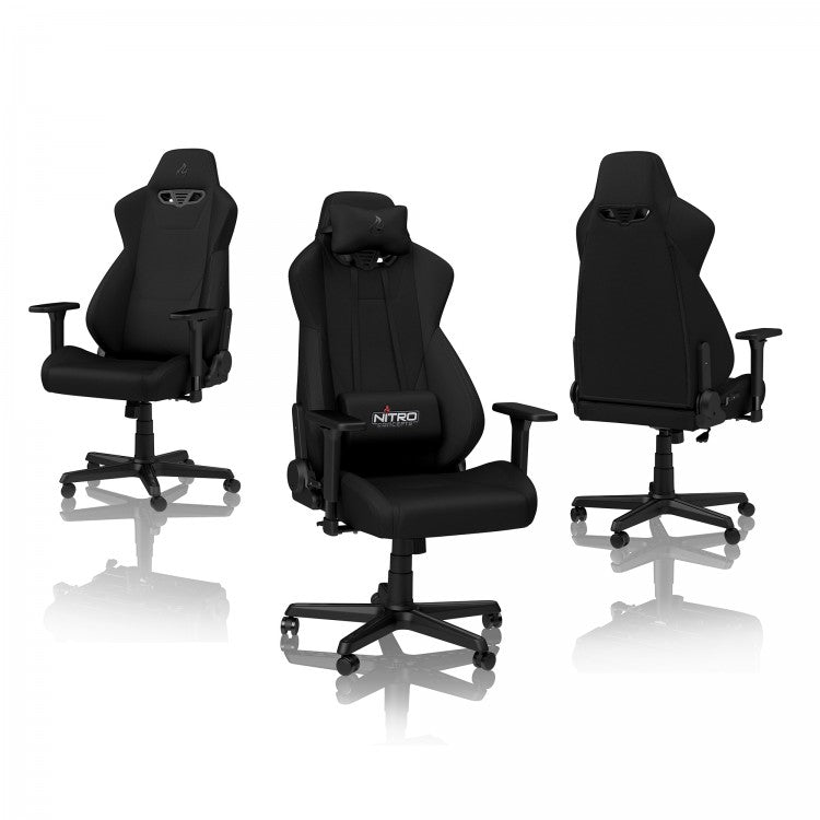 Nitro Concepts S300 FABRIC GAMING CHAIR - STEALTH BLACK