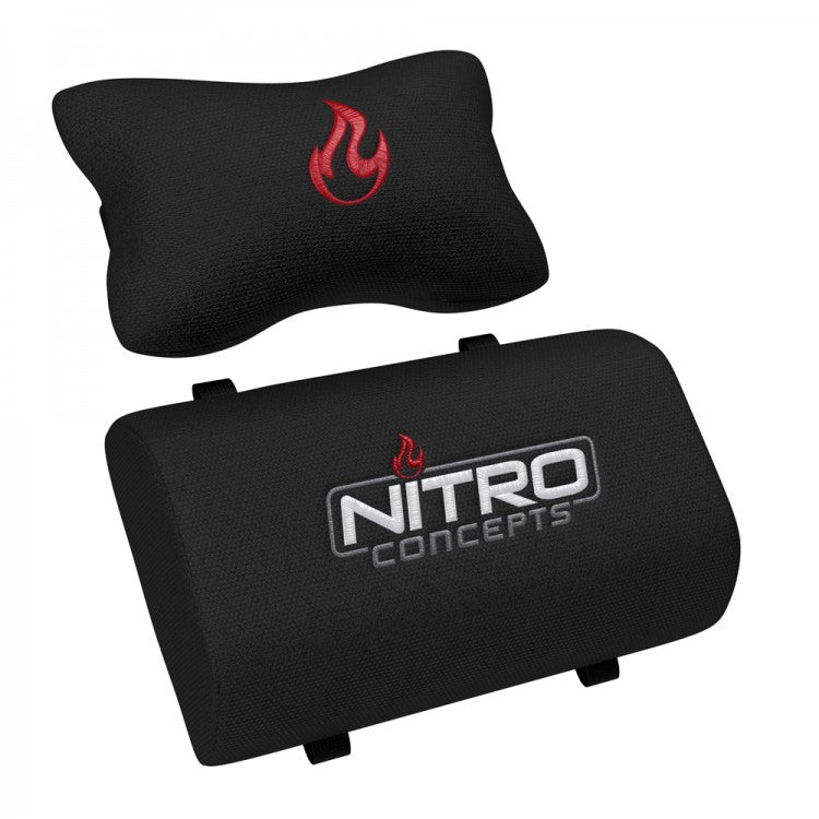 Nitro Concepts S300 FABRIC GAMING CHAIR - INFERNO RED