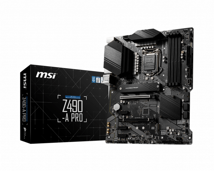 MSI Z490-A Pro (Socket LGA 1200) DDR4 ATX Motherboard  Z490-A Pro (Socket LGA 1200) DDR4 ATX Motherboard